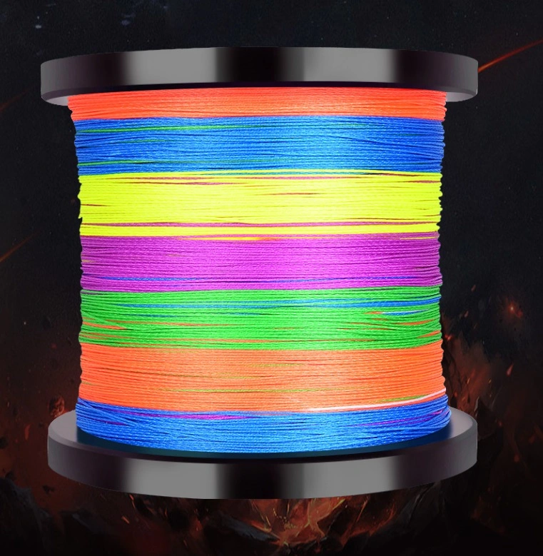 4 or 8 Strands Abrasion Resistant Braided Lines Super Strong 100% PE Sensitive Fishing Line Braided Fishing Line Wbb14570